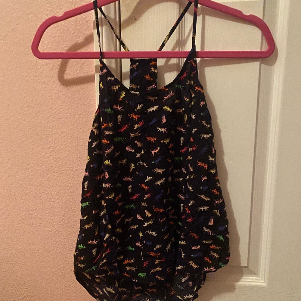 Black halter top
